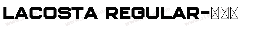 LaCosta Regular字体转换